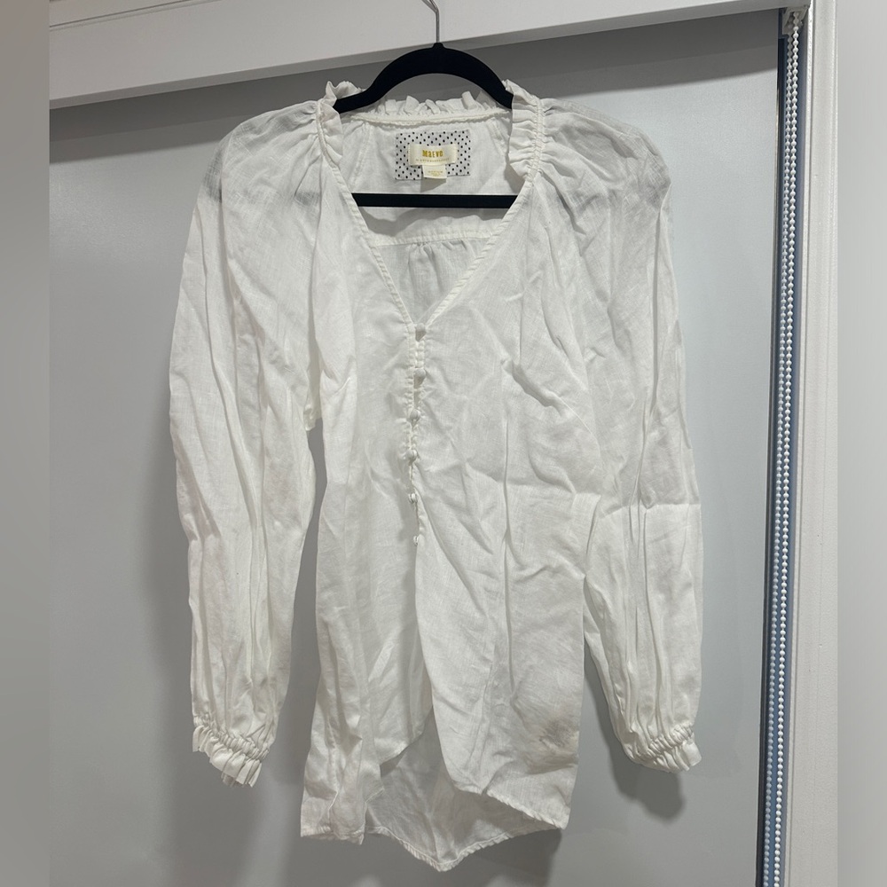 CUTE BARLEY WORN BLOUSE!